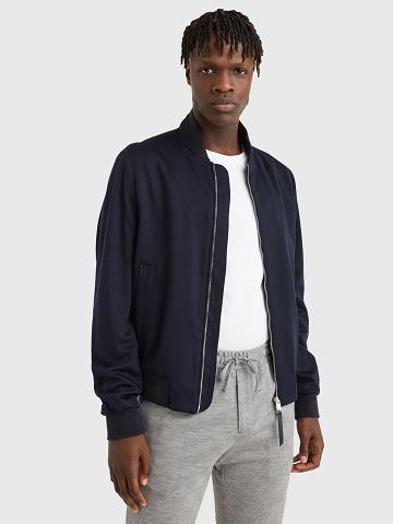 Vestes Tommy Hilfiger Suit bomber Homme Bleu Marine | FR_M31424